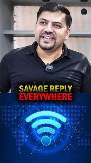 SAVAGE REPLY EVERYWHERE 😎🔥 #harshsir #rosting #rost #VED #shorts