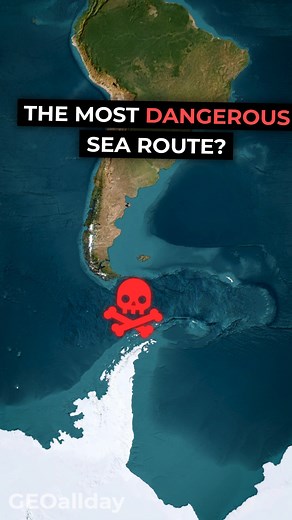 6.2M views · 79K reactions | Why Ships don't pass under South America #history #southamerica #america #shorts #geography #map | Geo All Day | Facebook