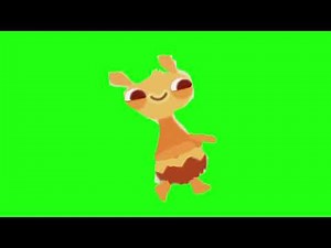 Endless monsters running green screen