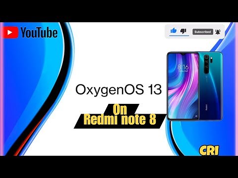 HOW TO INSTALL OXYGEN OS ROM ON REDMI NOTE 8🔥⚡// OnePlus Port 8t // Redmi note 8..