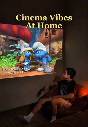 Smart 4K HD Projector for Home Theater Experience