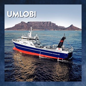In September 2015, I&J unveiled 2 new fishing trawlers that bear distinctly South African names: Ferox, a brand new 45 m long, 910 ton purpose-built fresh fish vessel and Umlobi, a 66 m long, 2 600 ton freezer factory trawler and the most technologically advanced of its kind. | I&J