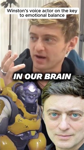 Winston's voice actor on the key to emotional balance