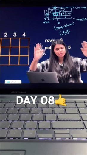 Arrays done | 1D and 2D | #java #code #engineering #cse #dsa #shorts #array