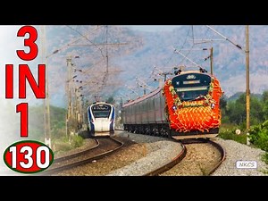 Brand New Ernakulam Bengaluru Vande Bharat Express Blasts at 130 Kmph | 3 in 1 Vande Bharat Trains