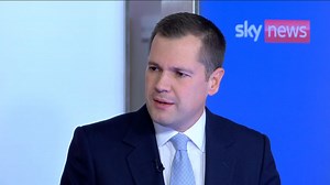 Former immigration minister Robert Jenrick, who is also standing for Tory leader spoke on Sky's Sunday Morning with Trevor Phillips.