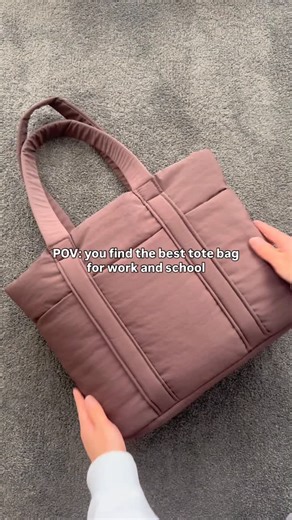 Cloud Nine Crew | Pack my new favourite tote bag with me! #totebag #whatsinmybag #workbag #bagessentials #unibag #collegebag #schoolbag #packwithme #baggoals... | Instagram