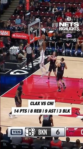 Nic Claxton all over the stat sheet 📊 #nba #basketball #brooklynnets