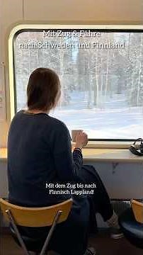 Die perfekte Zugreise nach Finnland / Lappland | Mit dem Santa Claus Express🎅🏻 #zugreise #finnland