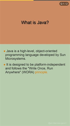 "What is Java? ☕ | Learn Java Basics in 60 Seconds 🚀 #Java #Programming" #javascrip #learntocod