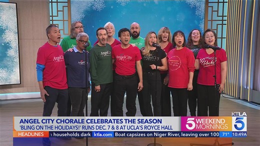 Angel City Chorale previews 'Bling on the Holidays'