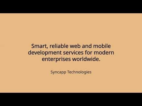 SyncApp Technologies - Future-Ready Web & Mobile Development AI-based Solutions for your Businesses
