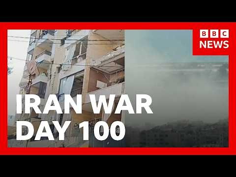 The 100th day of the US-Israel war with Iran | BBC News