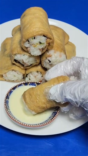 Dongwon Rolled Inari Sushi (Tofu Skin Sushi) 🍙✨ Sweet & Tangy Flavor (동원 롤유부초밥 새콤달콤)