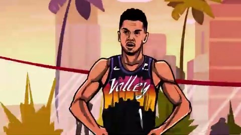 heatcheck: nba players in cartoon animation style