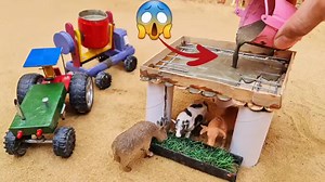 DIY Tractor Wood Saw Science Project | Mini Agricultural Machinery