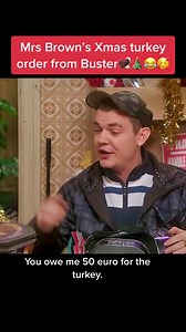 Mrs Brown Xmas Turkey order from Buster #mrsbrownsboys #MrsBrown #brownboys #blooperreel #americanshow #tvshowsnow #tvshowreview #tvshowtime #mrsbrowncomedy #mrsbrownsboyscomedy #mrsbrownboys | Mrs Brown's Boys Shows