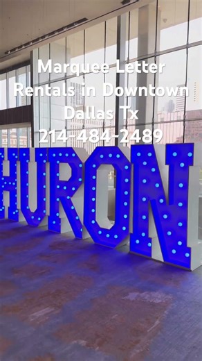 The Best Marquee Letter Rentals In Downtown Dallas Tx 214-484-2489 | Dallas Event Rentals