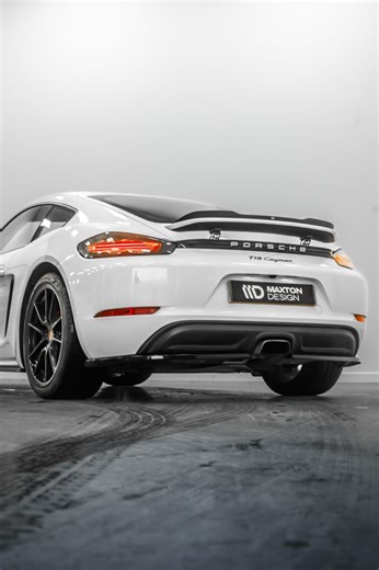 We had Max visit our @maxton.workshop.leeds fitting bay the other week with his Porsche 718 Cayman! We loved working on this little pocket rocket 🚀 The Parts installed are: 🛠️Front Splitter 🛠️Side Skirt Diffusers 🛠️Rear Diffuser 🛠️Spoiler Cap Want to spruce up your car for the new year? Join the Maxton Design UK family today - WWW.MAXTONDESIGN.CO.UK #maxtondesignuk #porsche #porschecayman #porscheuk #fyp