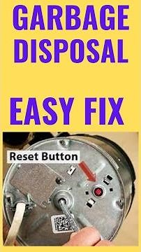 ✨ Garbage Disposal Hums But Won’t Work - 5 Minute FIX ✨ #garbagedisposer