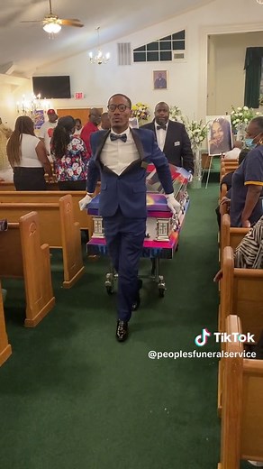 Your lasting memory lives on in every smile and every sunset. 🕊️ #funeral #casket #walking #church #fypage #fypシ゚viral #sad #peoplesfuneralservice