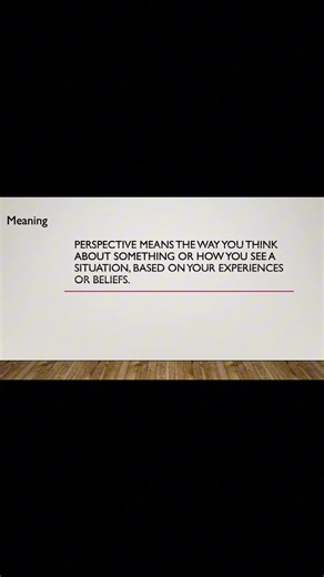 Perspective| What Does It Mean? | English Vocabulary Lesson #english #learnenglish #englishlearning