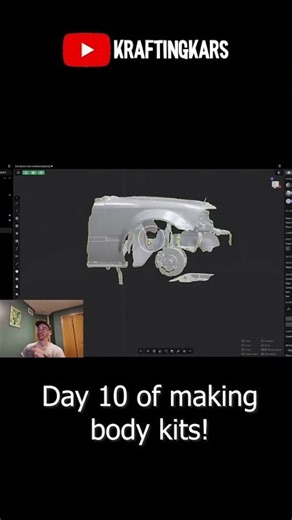 Day 10 of making my own custom body kits! #customcars #bodykits #smallbusiness