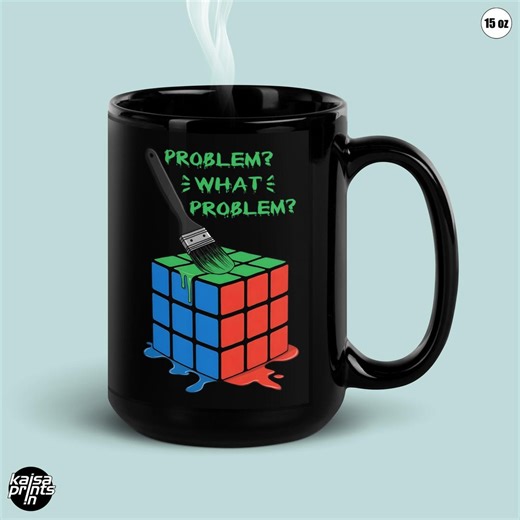 Funny Rubiks Cube Mug, Rubiks Problem Solver Cup, Gift for Puzzle Lover, Coder & Engineer - Etsy