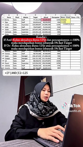 Yuk kita bahas perbedaan rumus if-and dan if-or, rumus excel ini gak cuma bisa di pake buat kebutuhan yg lain ya ☺️😉 #belajarexcel #rumusif #rumusexcel #tutorialexcel #corporatelife