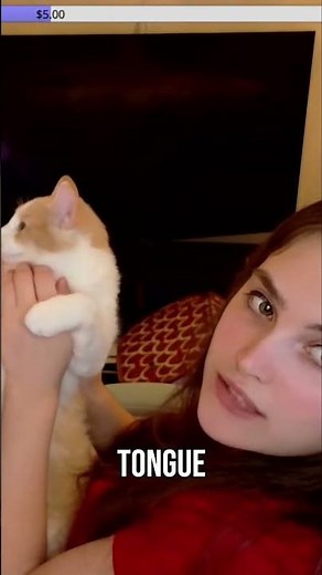 Maya Can't Stop Sticking Her Tongue Out! So Cute! #shorts