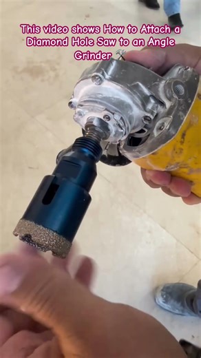 The Ultimate Setup for Cutting Tile and Stone #AngleGrinder #DiamondHoleSaw #TileCutting #Masonry