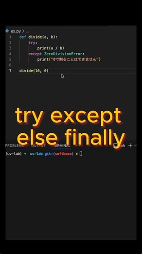 とりあえずtryは卒業。プロが書く「完璧な」例外処理の流れ#Python #異常処理