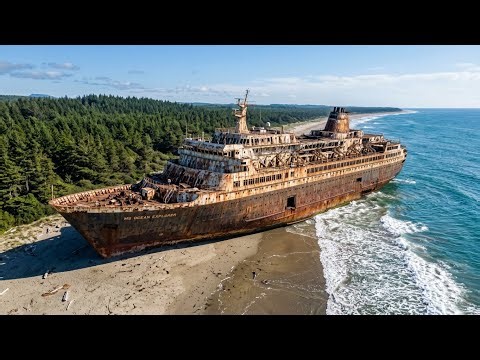 “80-Year-Old Abandoned Cruise Ship Restored Into a Luxury Floating Mansion | ASMR”