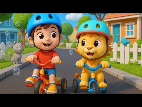 Me and My Tricycle Song for Kids | Fun Learning Nursery Rhyme