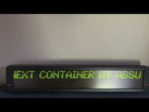 Adaptive Micro Systems "Alpha" LED Scrolling Message Signs