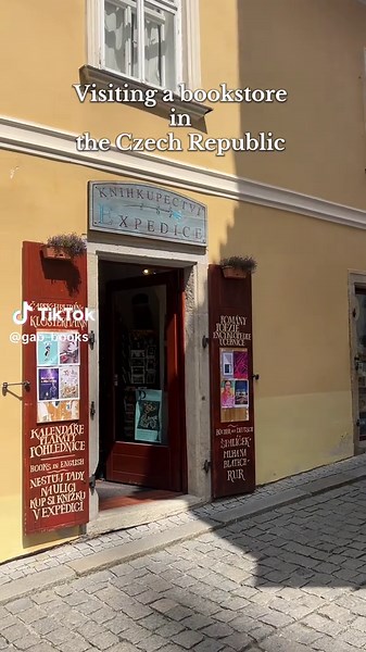 Exploring Bookstores in Cesky Krumlov, Czech Republic