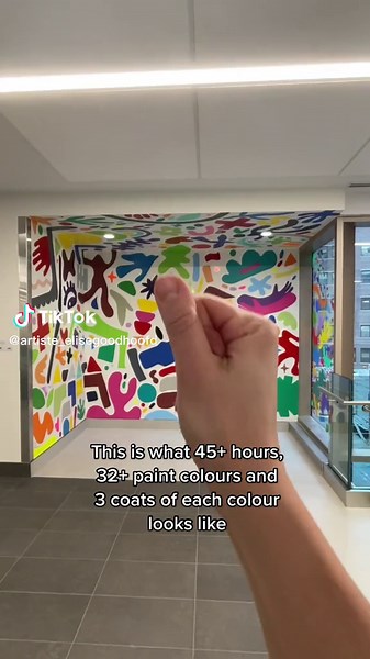 Colorful Mural Time-Lapse: 45 Hour Masterpiece
