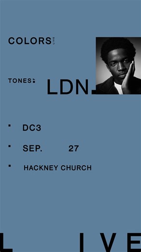 COLORS on Instagram: "Manifestation in motion. 律 Back in 2023, DC3 (@dc3media) playfully imagined himself performing at COLORS. Two years later, the vision became reality with his performance of ‘Bake Off”’on the COLORS stage. This Saturday (September 27), he takes it one step further with a set at TONES of London - tickets available at the link in bio. "