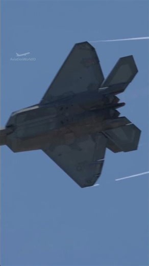F-22 Raptor in Slow Motion – Unreal Power You’ve Never Seen! #viral #trending #shorts