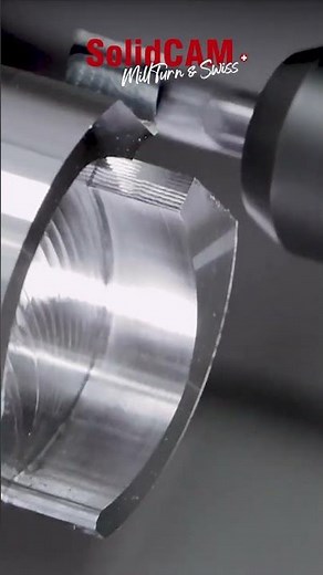 SolidCAM Mill-Turn Toolpath