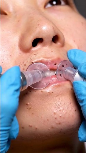 Professional Blackhead Removal with Pump Suction Machine | Relaxing ASMR 4K#036 #blackheadremoval