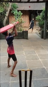 Batsman can't reach😂 #gullycricket #cricketaddict #cricket #bowlervibes #cricketmoments