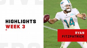 Every consecutive completion from Ryan Fitzpatrick's hot start | Week 3