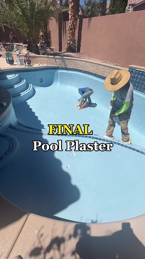 The plaster process is like the icing on the cake - it adds the perfect finish to every custom pool. 🎂 ⠀ ⠀ Call 702.433.2700 for your FREE consultation!⠀ ⠀ #VintagePoolsLV #VegasPools #CustomPools #PoolConstruction #PoolLife #Paradise #Swimming #PoolTransformation #CustomPoolDesign #PoolConstruction #SwimmingPool
