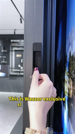 The sliding window features a multi-chamber structure and a concealed drainage design