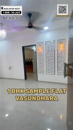 Call Us On 9136367345 | Vasundhara Project | 📍Badlapur West | 1 BHK Sample Flat