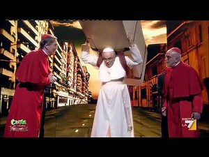 CROZZA DIVENTA PAPA FRANCESCO