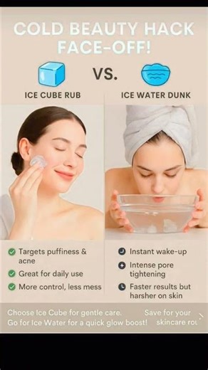@cold beauty hack #skincare #faceserumforoilyskin #skincaretipsinhindi #beauty