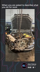 That Awkward Moment When Someone Asks What You Do 😂 . . . #engineexplained #boxerengines #automotiveknowledge #carcommunity #mechaniclife autoreels | Auto Veteran