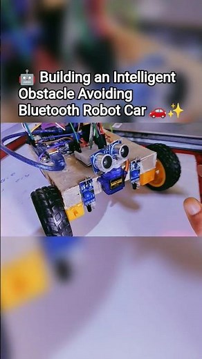 🤖 Smart Arduino obstacle avoiding Bluetooth robot with ultrasonic servo scanning 🚗🔥